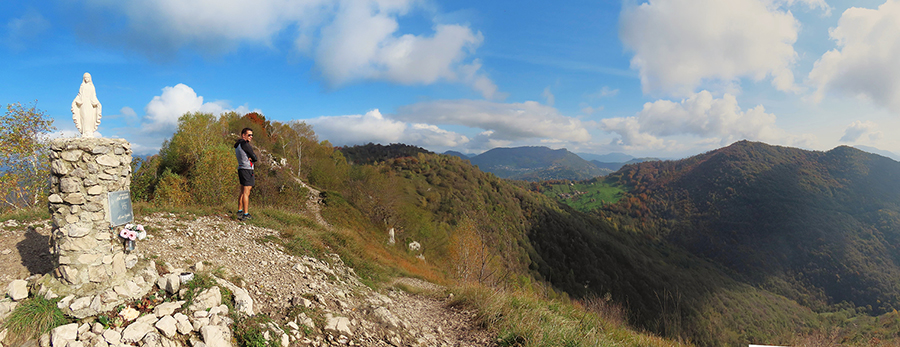 Alla Madonnina del Costone (1195 m) da Salmezza - 21ott24 